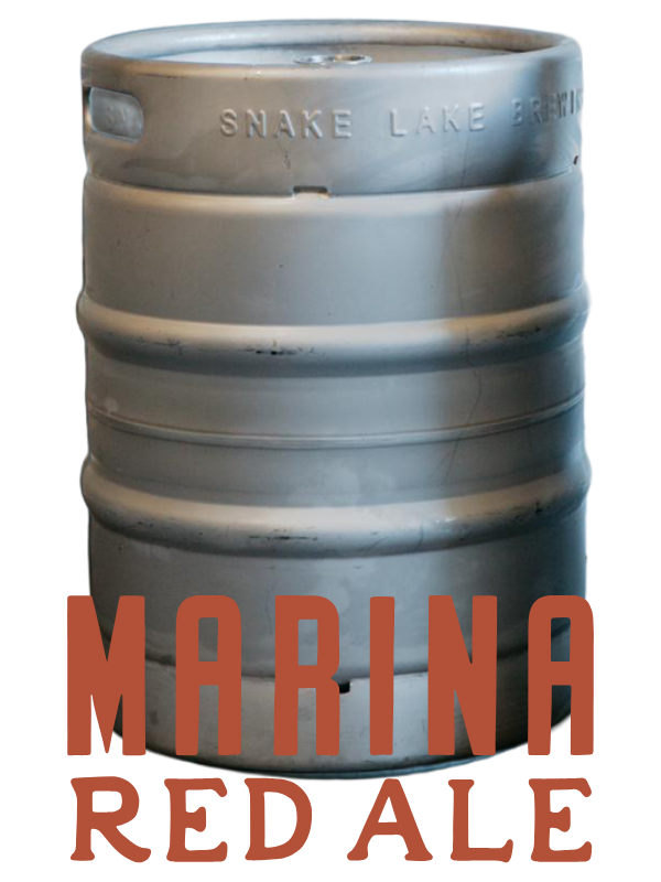 Marina Red Ale — 50L Keg (+$100 refundable deposit, charged separately)