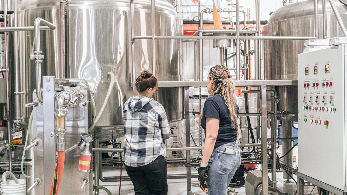 The Snake Lake Brewing team in Sylvan Lake