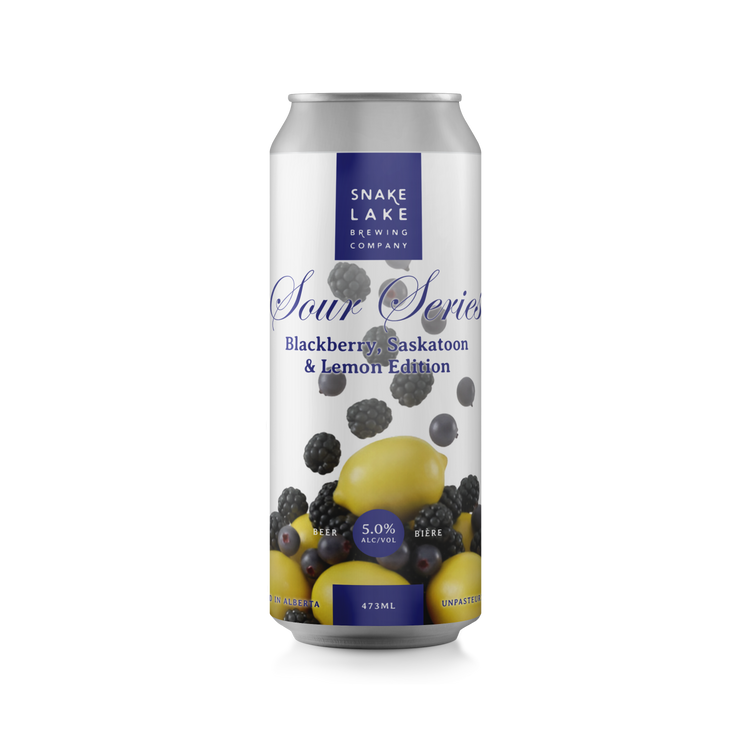 Sour Series Blackberry Saskatoon and Lemon Edition