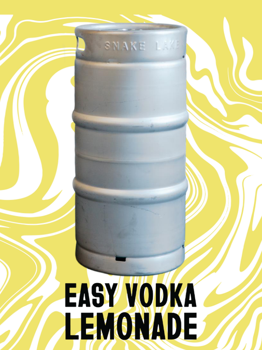 EASY Vodka Lemonade — 30L Keg (+$100 refundable deposit, charged separately)
