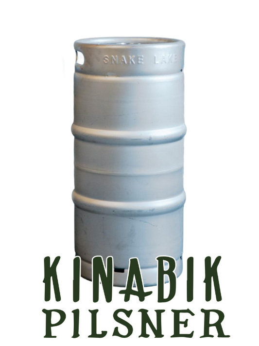 Kinabik Pilsner — 30L Keg (+$100 refundable deposit, charged separately)