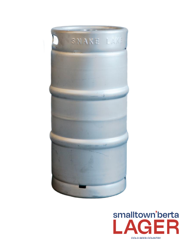 Smalltownberta Lager — 30L Keg (+$100 refundable deposit, charged separately)