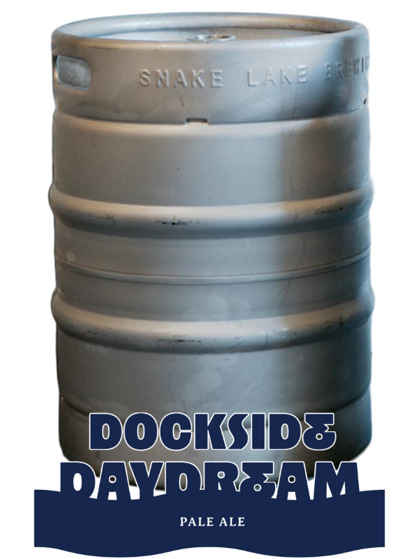 Dockside Daydream Pale Ale — 50L Keg (+$100 refundable deposit, charged separately)