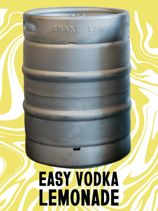 EASY Vodka Lemonade — 50L Keg (+$100 refundable deposit, charged separately)
