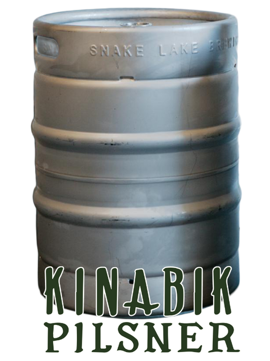 Kinabik Pilsner — 50L Keg (+$100 refundable deposit, charged separately)