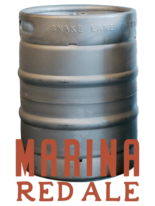 Marina Red Ale — 50L Keg (+$100 refundable deposit, charged separately)