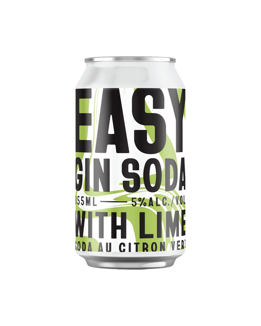 Easy Gin Soda with Lime