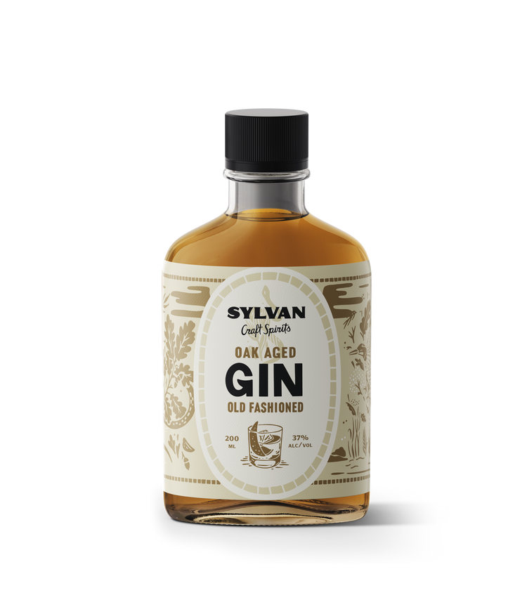 Sylvan Craft Spirits Oak Aged Gin Old Fashioned