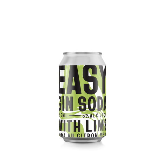 Easy Gin Soda with Lime