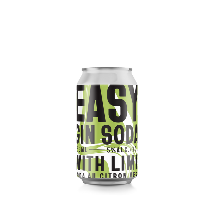 Easy Gin Soda with Lime